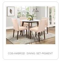 COS-AMBROZI DINING SET-PIGMENT